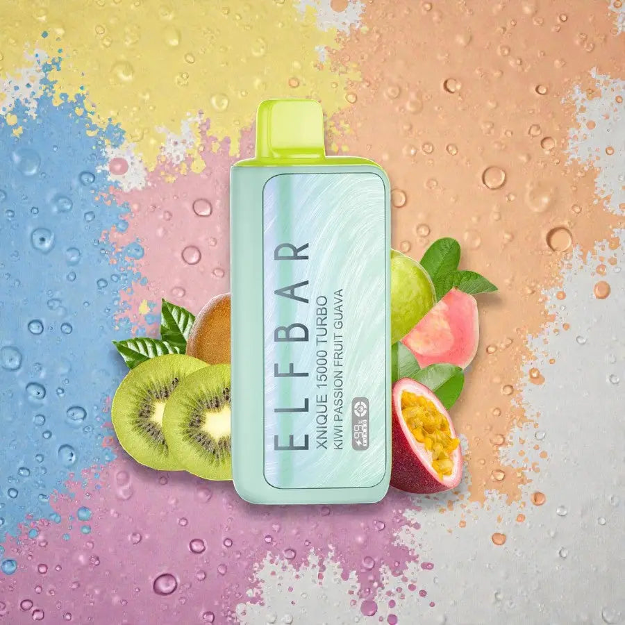 elfbar xnique 15000 turbo - Kiwi Passion Fruit Guava New Product elf bar 10000 Select A Flavour:Drinks Edition Silikon Vape Halter |