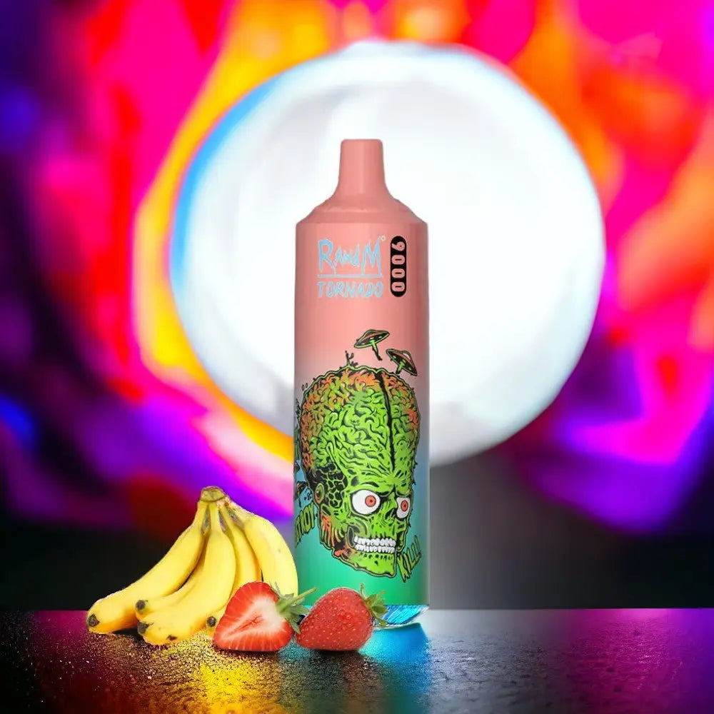 randm tornado 9000 strawberry cream RANDM TORNADO 9000 PUFFS main image 0