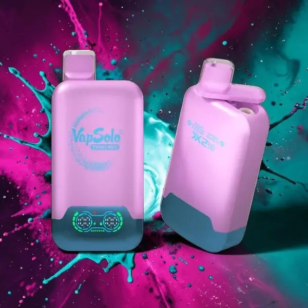 Vapsolo Twins Pro 50000 - Black Ice Dragon Fruit Strawberry & Raspberry Watermelon vapemvp