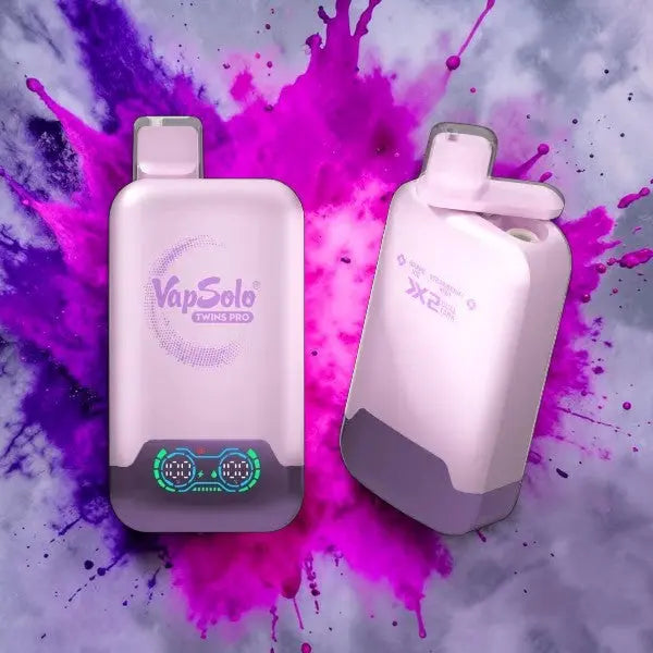Vapsolo Twins Pro 50000 - Grape Ice & Strawberry Kiwi vapemvp