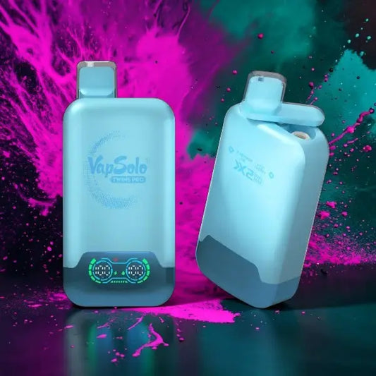 Vapsolo Twins Pro 50000 - Blueberry Ice & Fizzy Cherry vapemvp