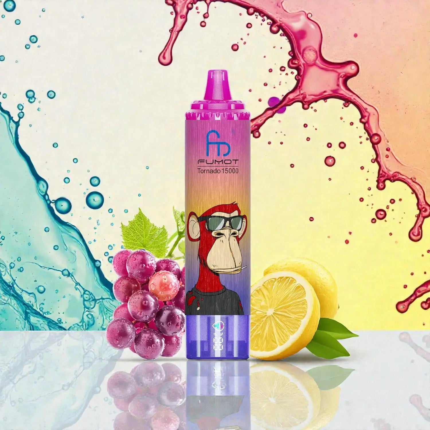 RandM 15000 Grape Lemon vapemvp