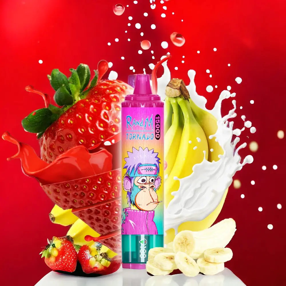 RandM 15000 Strawberry Banana vapemvp