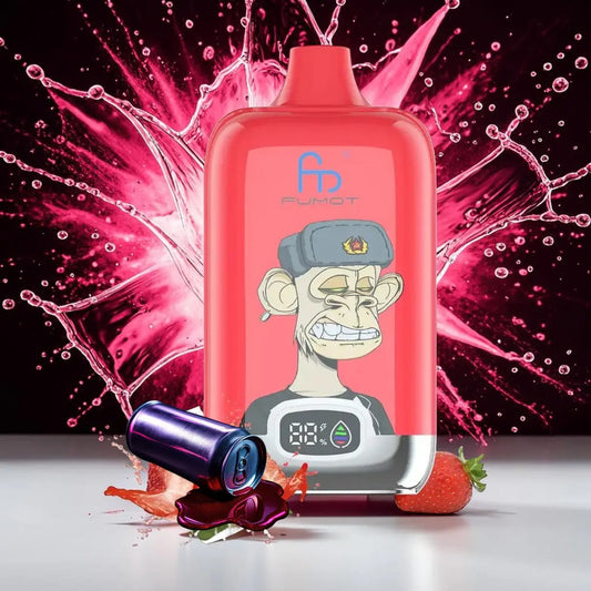 RandM 12000 Strawberry Red Energy vapemvp
