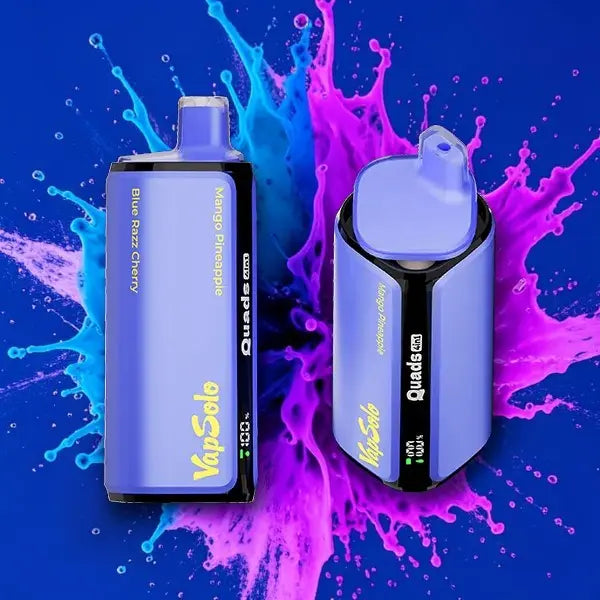 Vapsolo Quads 80000 - Blue Razz Cherry & Mango Pineapple & Blackberry Mint & Watermelon Cherry vapemvp