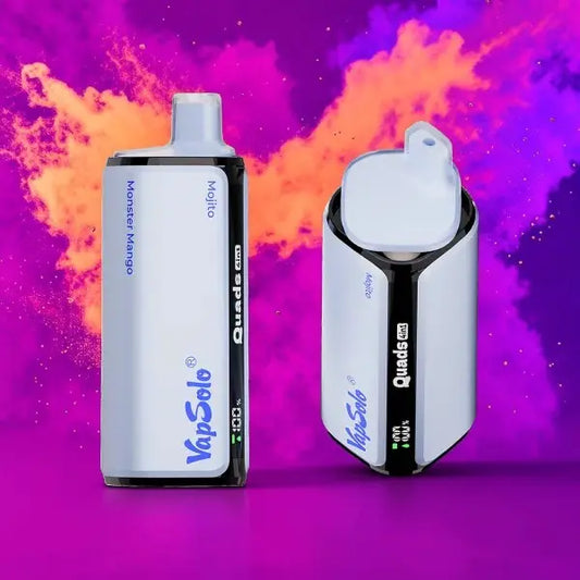 Vapsolo Quads 80000 - Mojito & Monster Mango & Cantaloupe Mango Plum Mix & Pink Lemon vapemvp