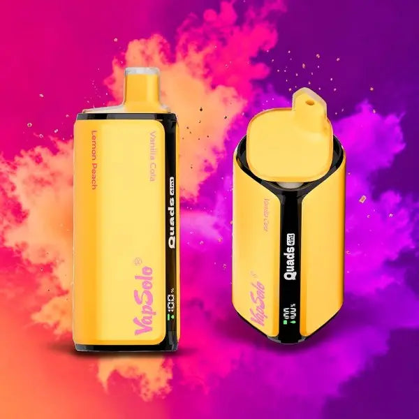 Vapsolo Quads 80000 - Vanilla Cola & Lemon Peach & Strawberry Raspberry Cherry Ice & Grape Ice vapemvp