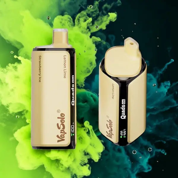 Vapsolo Quads 80000 - Lemon Lime & Strawberry Ice & Strawberry Ice & Peach Sprudel vapemvp