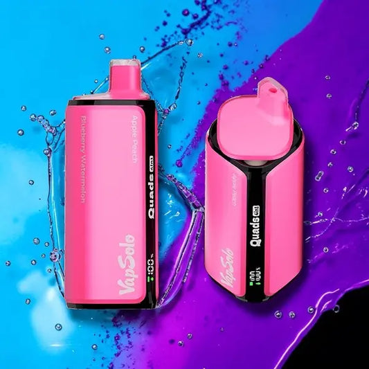Vapsolo Quads 80000 - Dragon Fruit Banana Cherry & Apple Peach & Blueberry Watermelon & Solo vapemvp