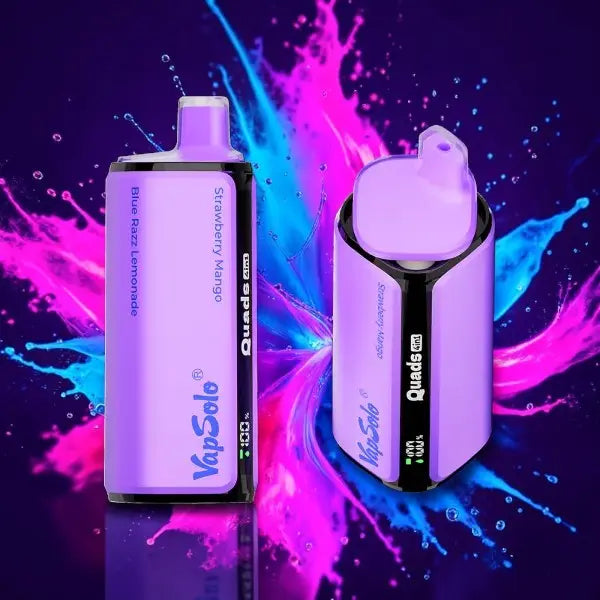 Vapsolo Quads 80000 - Strawberry Mango & Blue Razz Lemonade & Vanilla Ice & Sour Triple Plum vapemvp