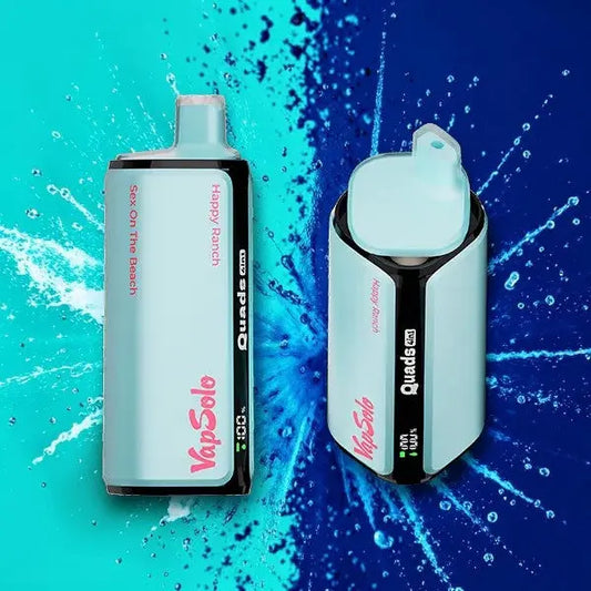 Vapsolo Quads 80000 - Happy Ranch & Sex on the Beach & Watermelon Coconut & Cherry Berry vapemvp