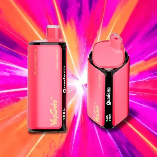 Vapsolo Quads 80000 - Lemon Lime & Watermelon Ice & Black Ice Dragon Fruit Strawberry & Love 66 vapemvp