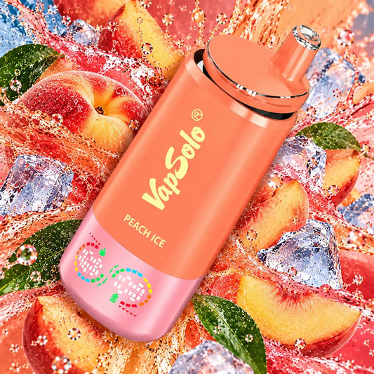 Vapsolo Triple Pro 60000 - Peach Ice & Dragon Fruit Ice & Mix Fruit vapemvp
